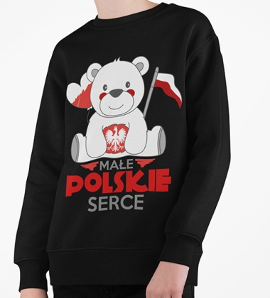 Bluza dziecięca MAŁE POLSKIE SERCE